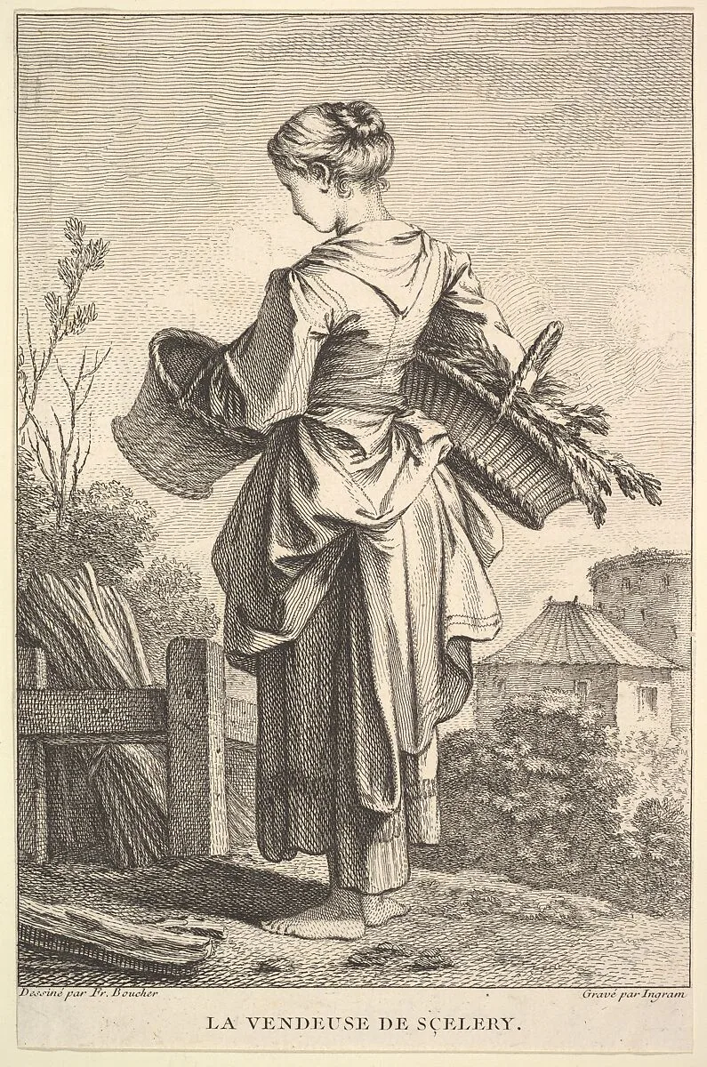 The Seller of Celery — John Ingram|François Boucher