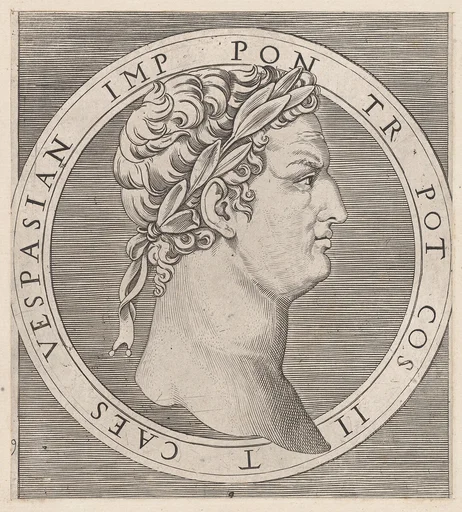 Speculum Romanae Magnificentiae: Vespasian, from The Twelve Caesars