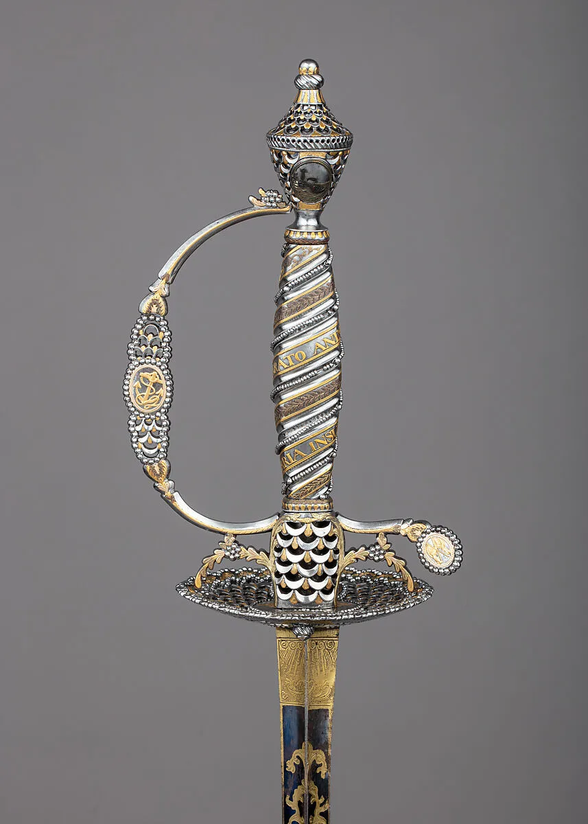 Presentation Smallsword with Scabbard of Admiral Marriot Arbuthnot (1711–1794) — Unknown