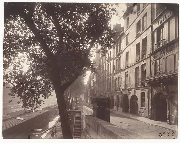 Quai d'Anjou, 6h du matin — Eugène Atget