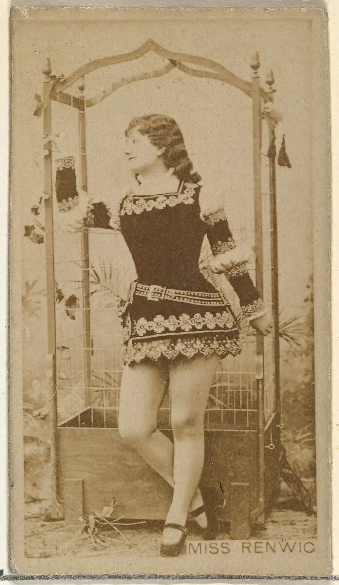 Miss Renwick, from the Actors and Actresses series (N145-8) issued by Duke Sons & Co. to promote Duke Cigarettes — W. Duke, Sons & Co.|American Tobacco Company
