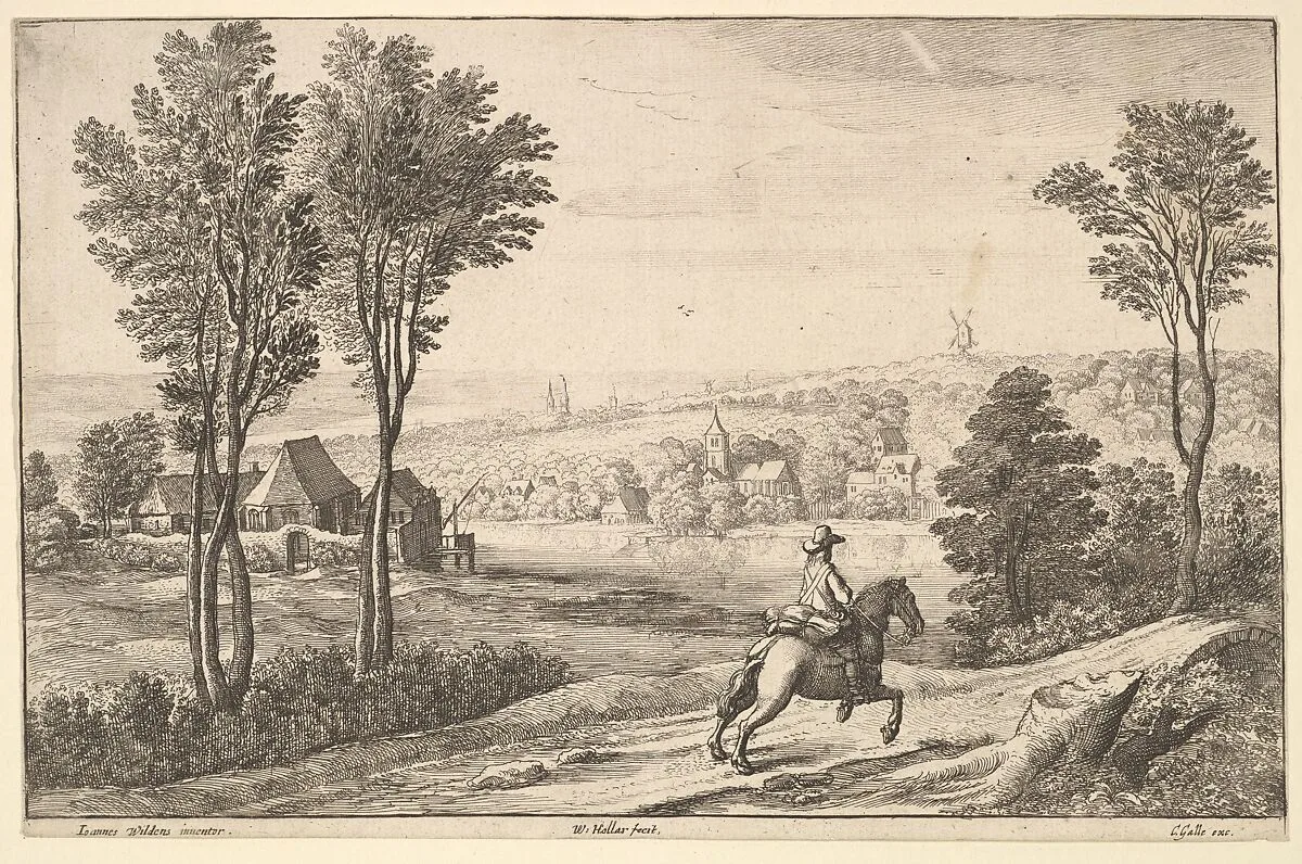 The Horseman — Cornelis Galle II|Jan Wildens|Wenceslaus Hollar