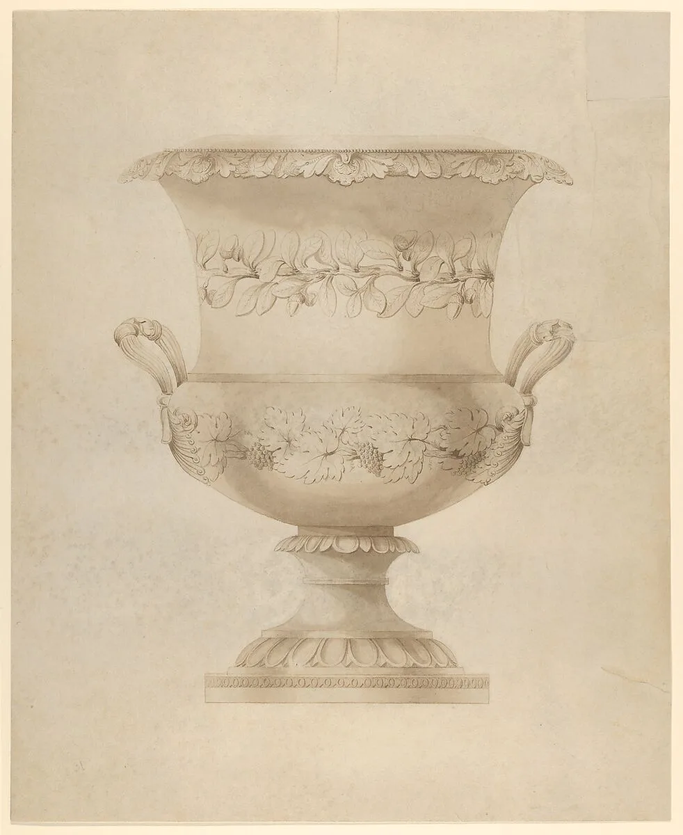 Design for a wine cooler — Thomas Fletcher|Sidney Gardiner