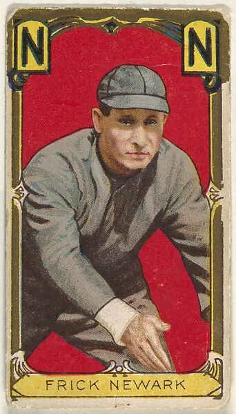 James Frick, Newark, from the "Baseball Series" (Gold Borders) set (T205) issued by the American Tobacco Company — American Tobacco Company