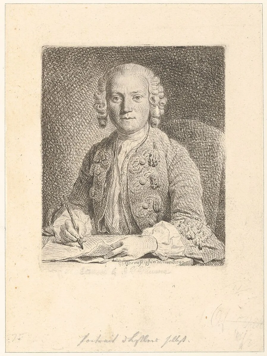 Self-Portrait — Johann Gottlieb Glume|Johann Gottlieb Glume