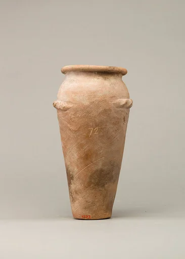 Wavy-handled jar
