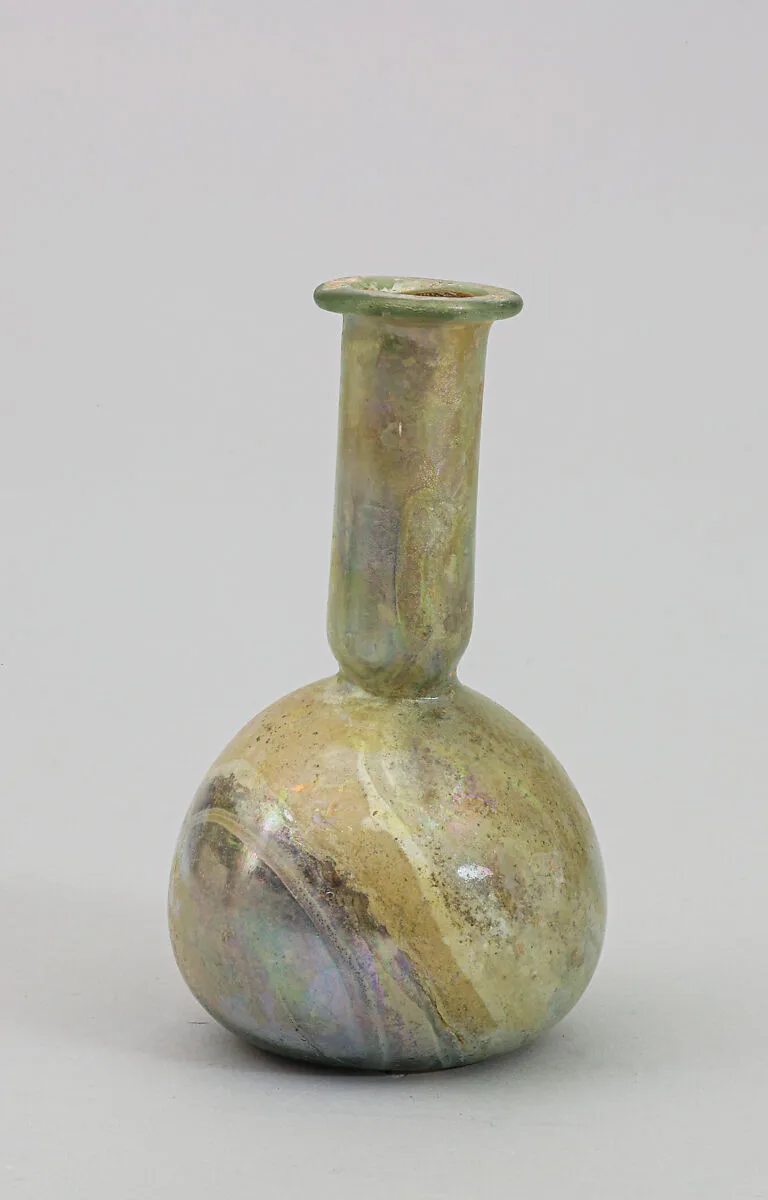 Glass perfume bottle — Unknown