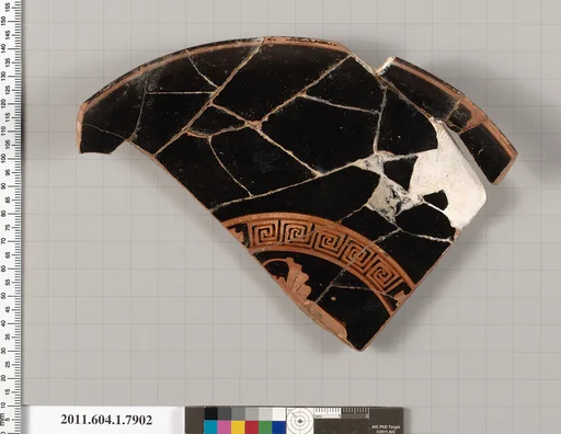 Terracotta fragment of a kylix (drinking cup)