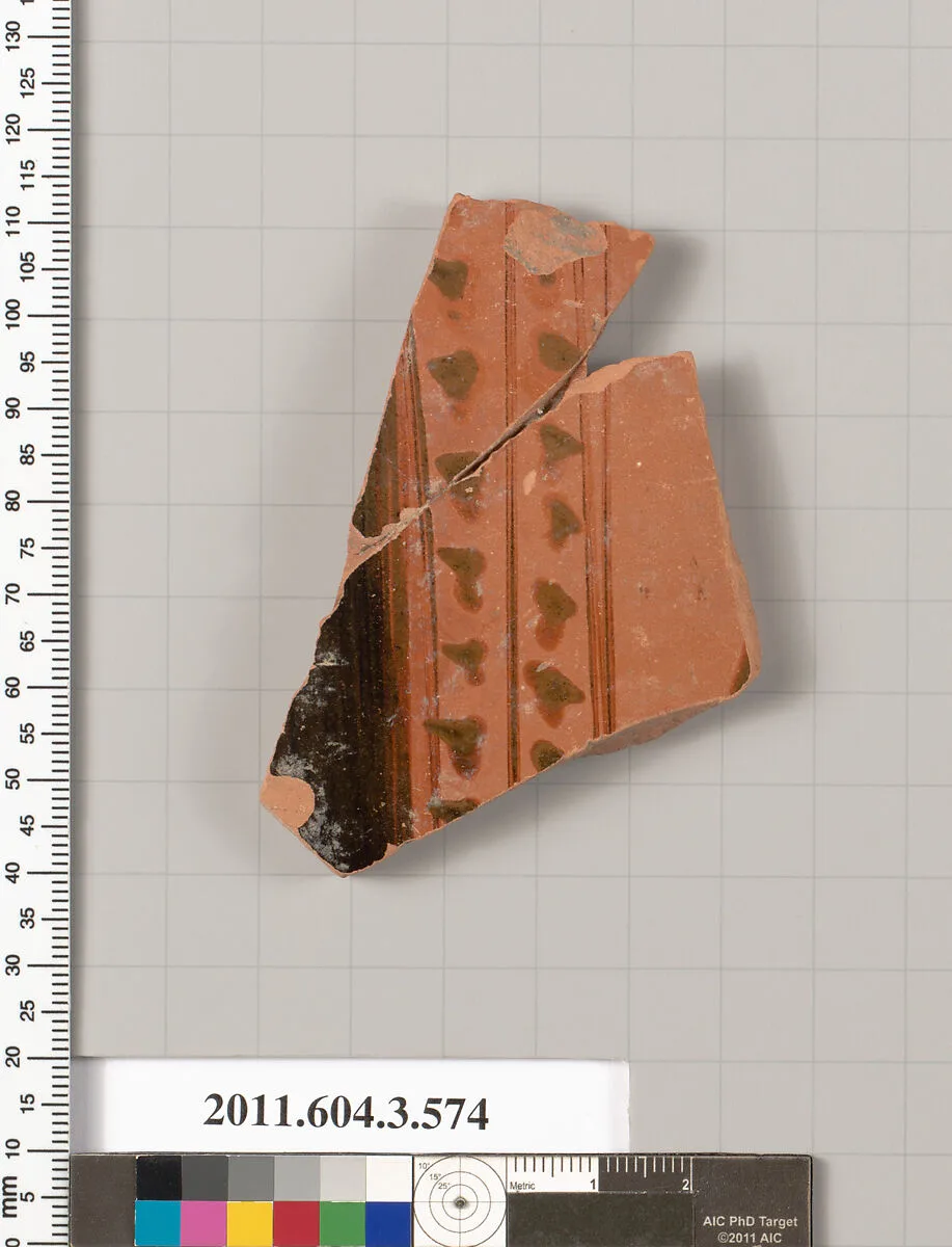 Terracotta fragment of a column-krater (bowl for mixing wine and water) — Unknown