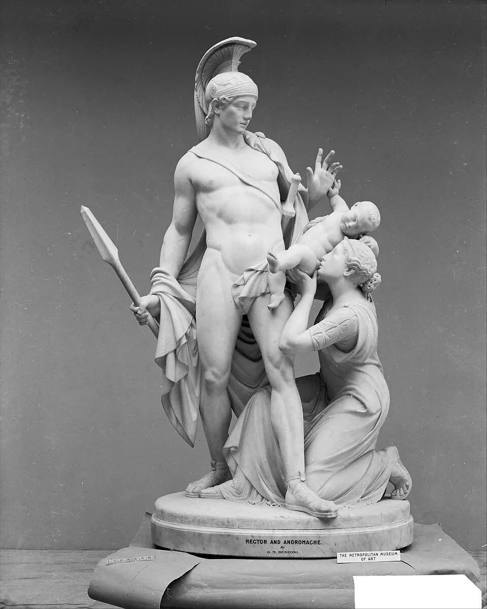 Hector and Andromache — Giovanni Maria Benzoni