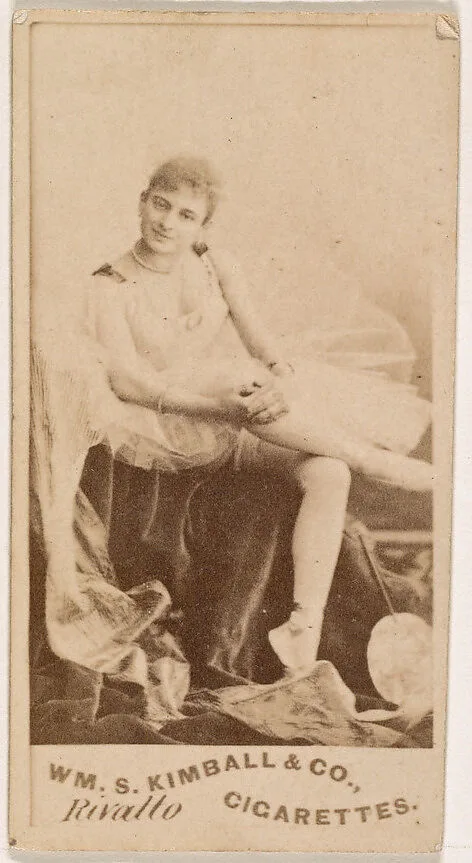 Miss Rivalto, from the Actresses series (N203) issued by Wm. S. Kimball & Co. — William S. Kimball & Company