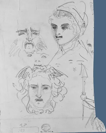 Girl with Parasol, Caricatures