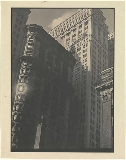 [Office Buildings from Below, New York]