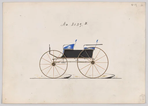 Design for 4 seat Phaeton, no top, no. 3139d