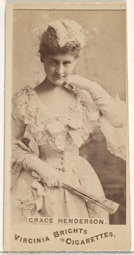 Grace Henderson, from the Actors and Actresses series (N45, Type 1) for Virginia Brights Cigarettes