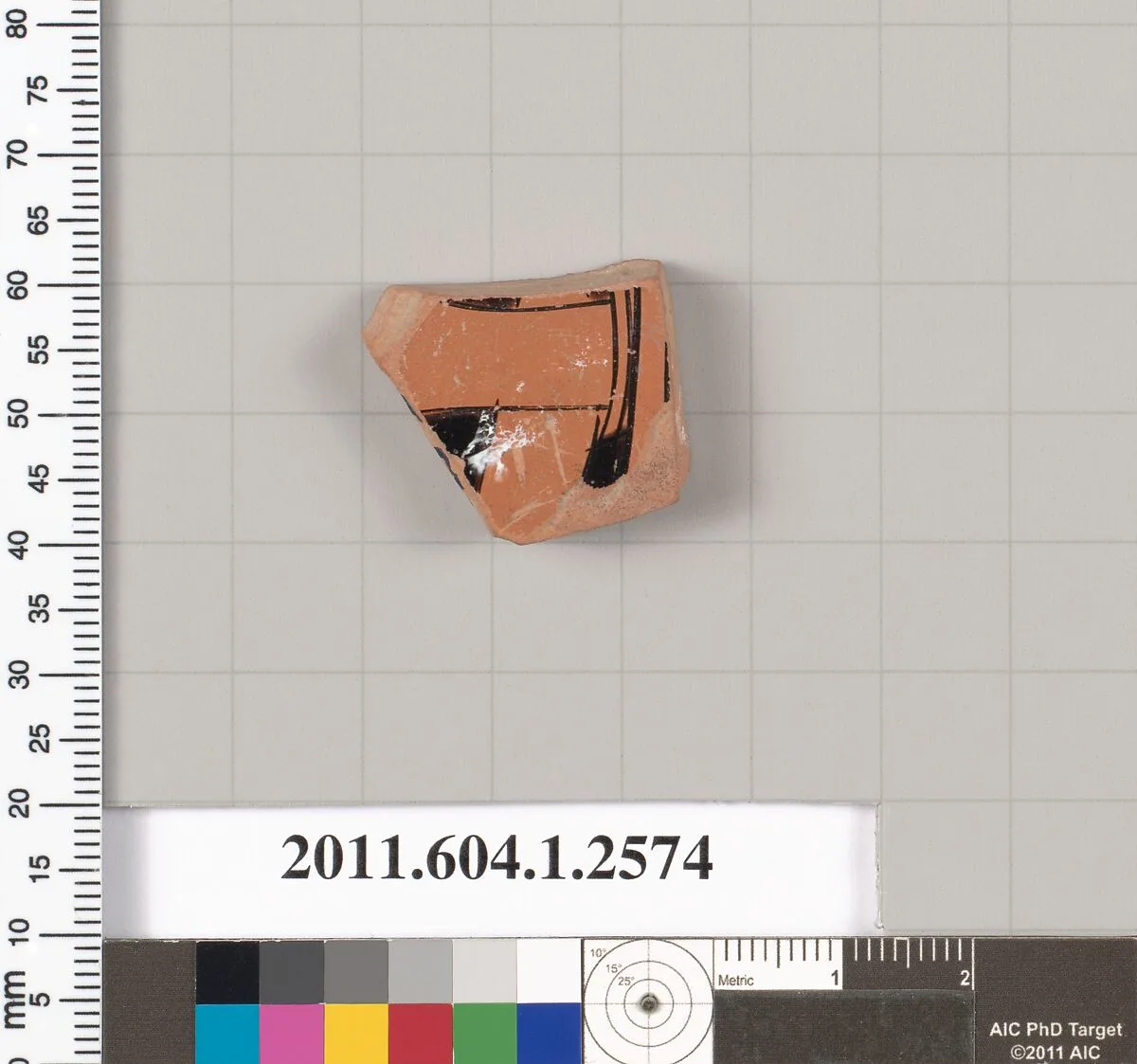 Terracotta fragment of a kylix (drinking cup) — Unknown
