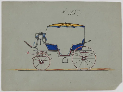 Design for 6 seat Phaeton, no. 3792