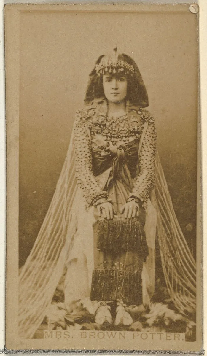 Mrs. J. Brown Potter, from the Actors and Actresses series (N145-8) issued by Duke Sons & Co. to promote Duke Cigarettes — American Tobacco Company|W. Duke, Sons & Co.