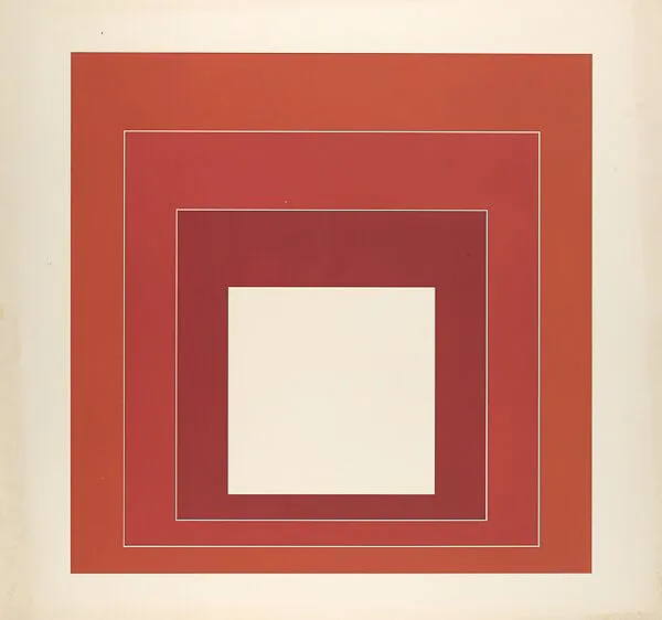 Proof for White Line Square series — Josef Albers|Gemini G.E.L.|Kenneth E. Tyler