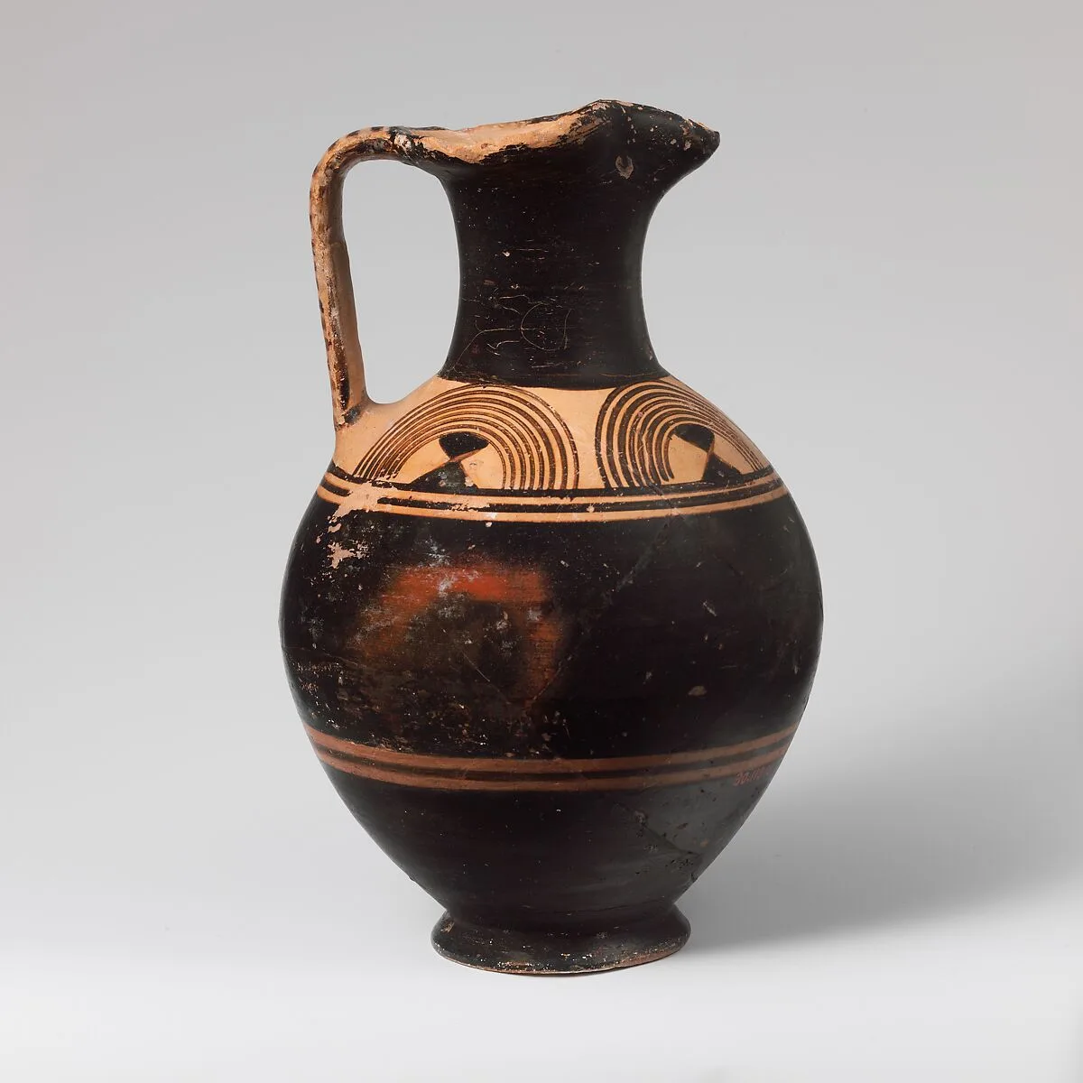 Terracotta oinochoe (jug) — Unknown