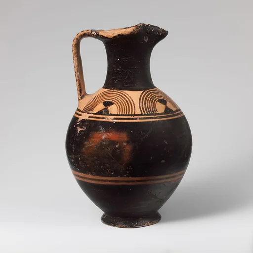 Terracotta oinochoe (jug)