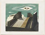 A Mayan temple, from the portolio 'Tres aguafuertes en color' — Carlos Orozco Romero