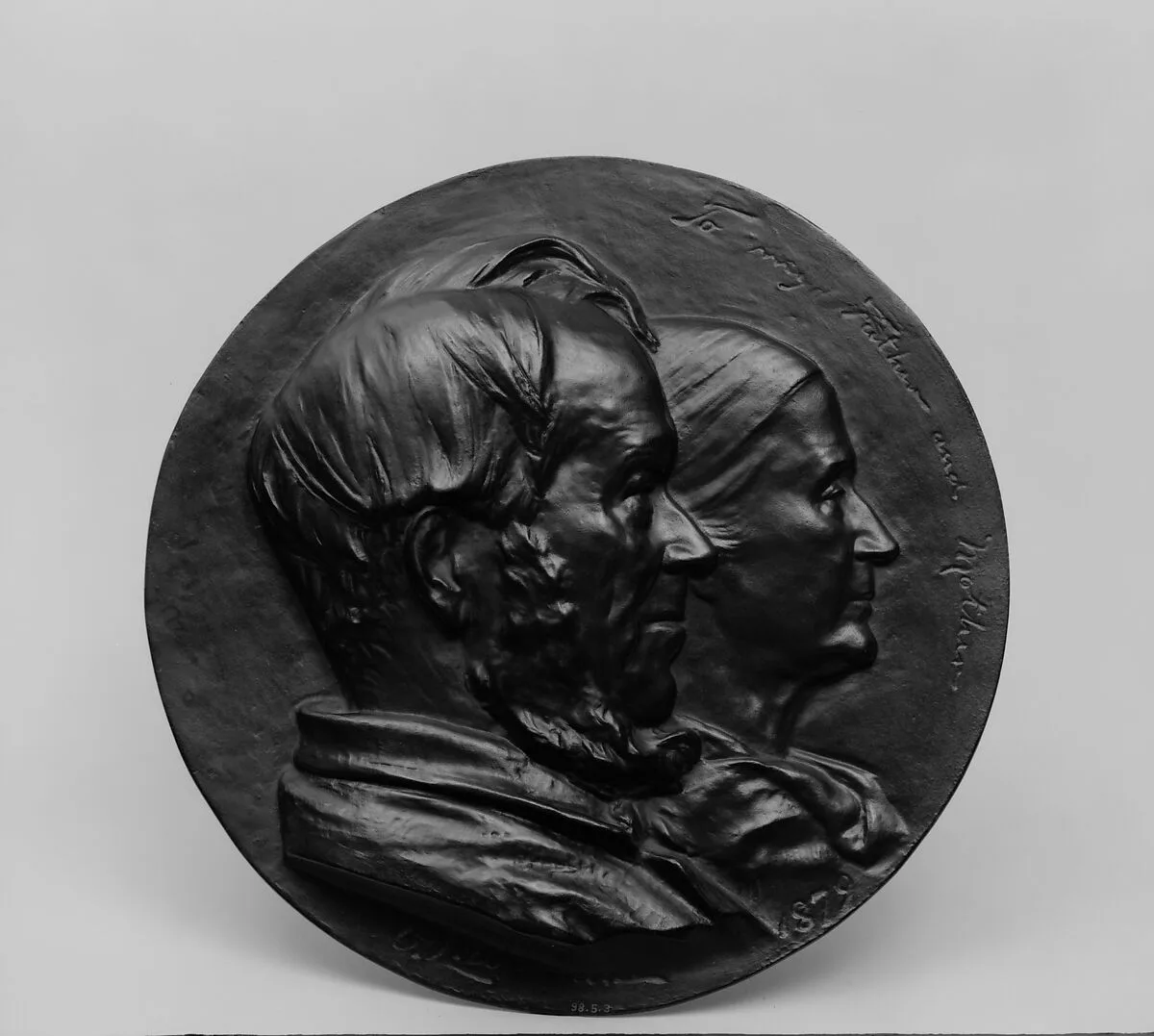 The Artist's Father and Mother — Olin Levi Warner