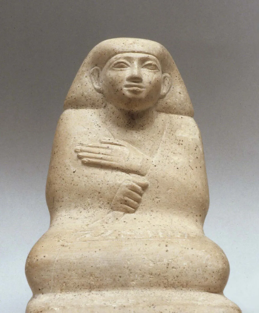 Male squatting figure of Wekhaher (wh' Hr ?) — Unknown