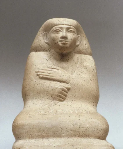 Male squatting figure of Wekhaher (wh' Hr ?)