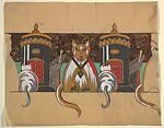 Horizontal Pattern with Cats — Anonymous, French, 20th century