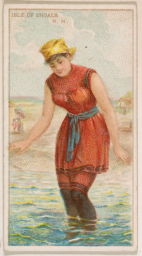 Isle of Shoals, New Hampshire, from the Surf Beauties series (N232), issued by Kinney Bros. — Kinney Brothers Tobacco Company