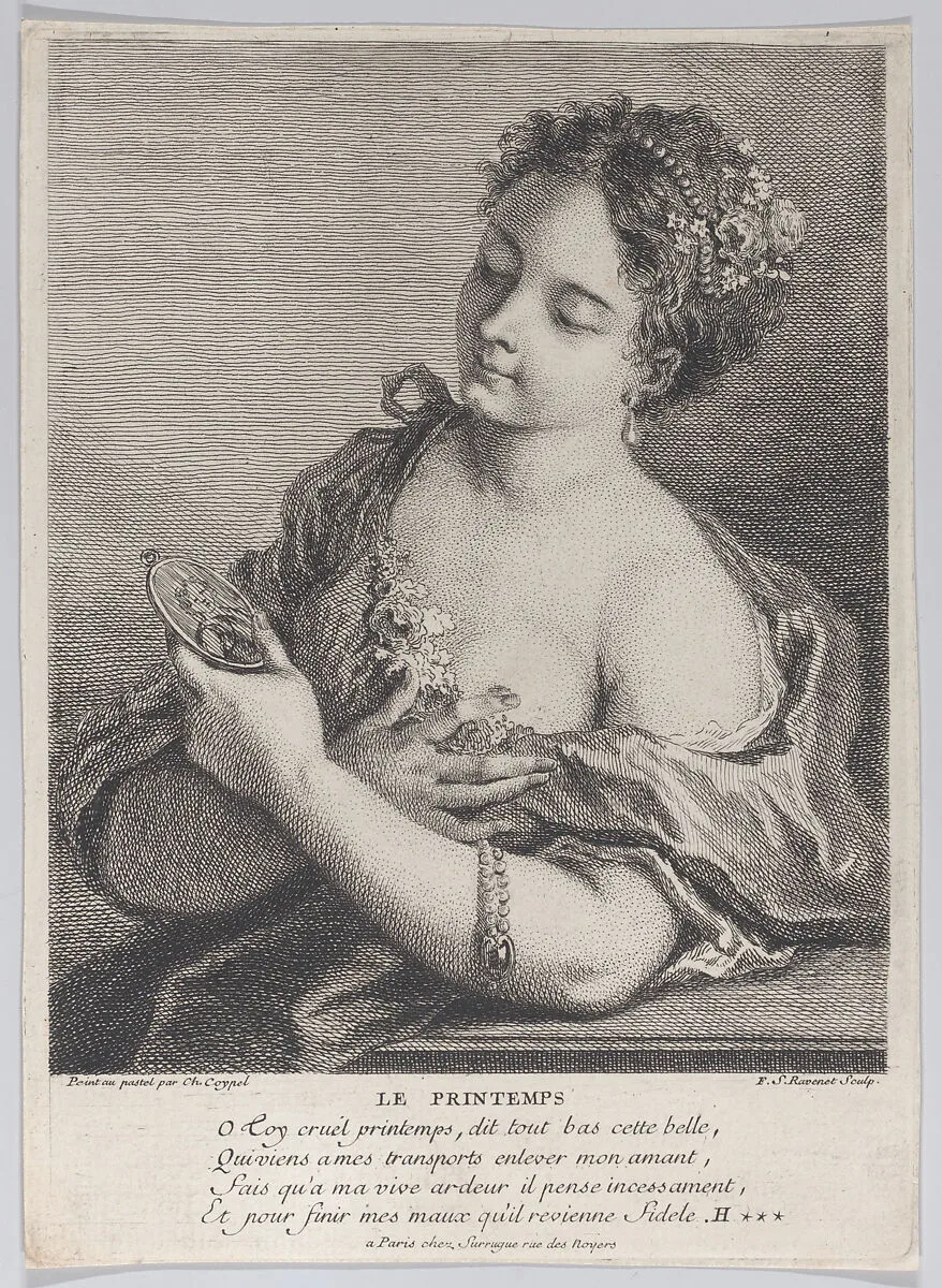 Spring (Le Printemps) — Charles Antoine Coypel|Simon Francis Ravenet, the elder|Louis Surugue