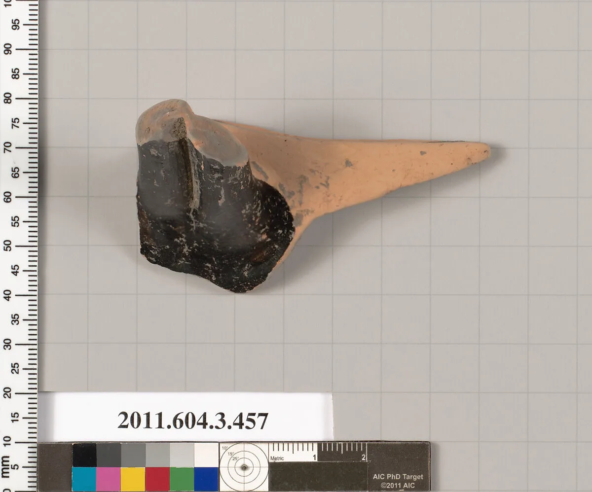 Terracotta fragment of a neck-amphora (jar) — Unknown