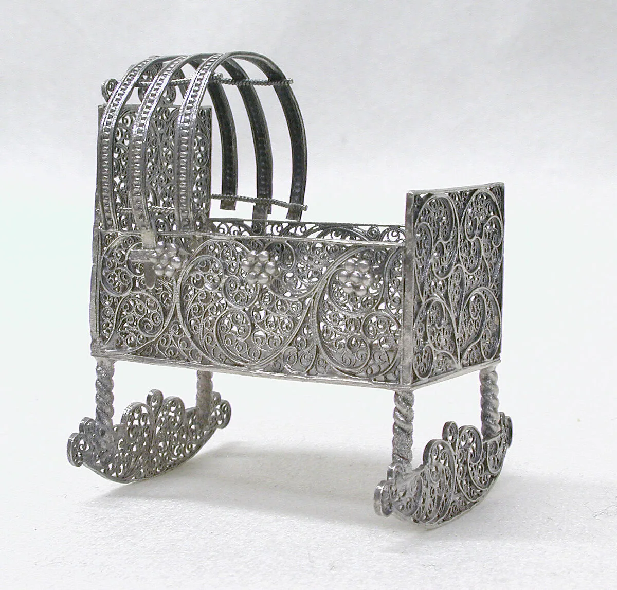 Miniature cradle (part of a set) — Unknown