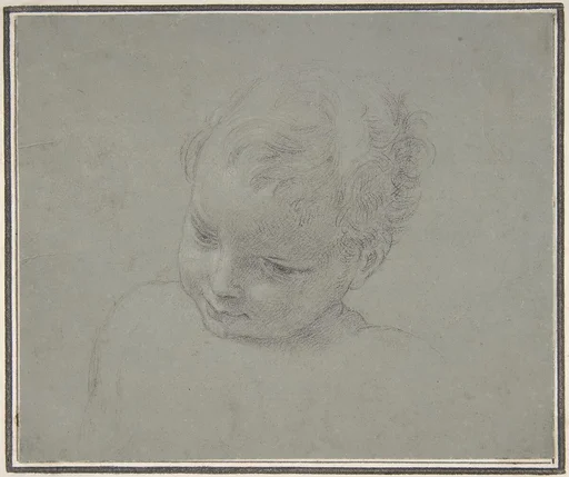 Bust-Length Study of a Child