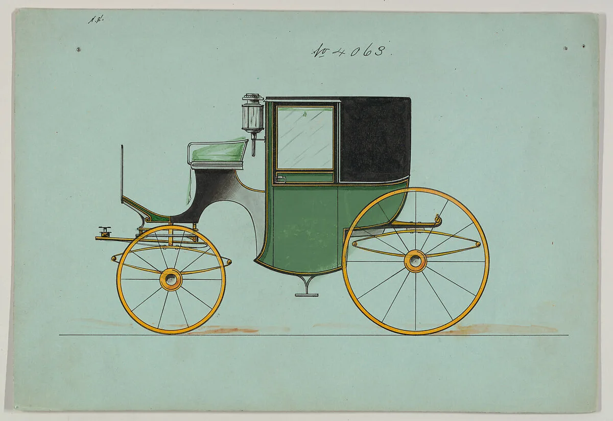 Design for Brougham, no. 4063 — Brewster & Co.|Herman Stahmer
