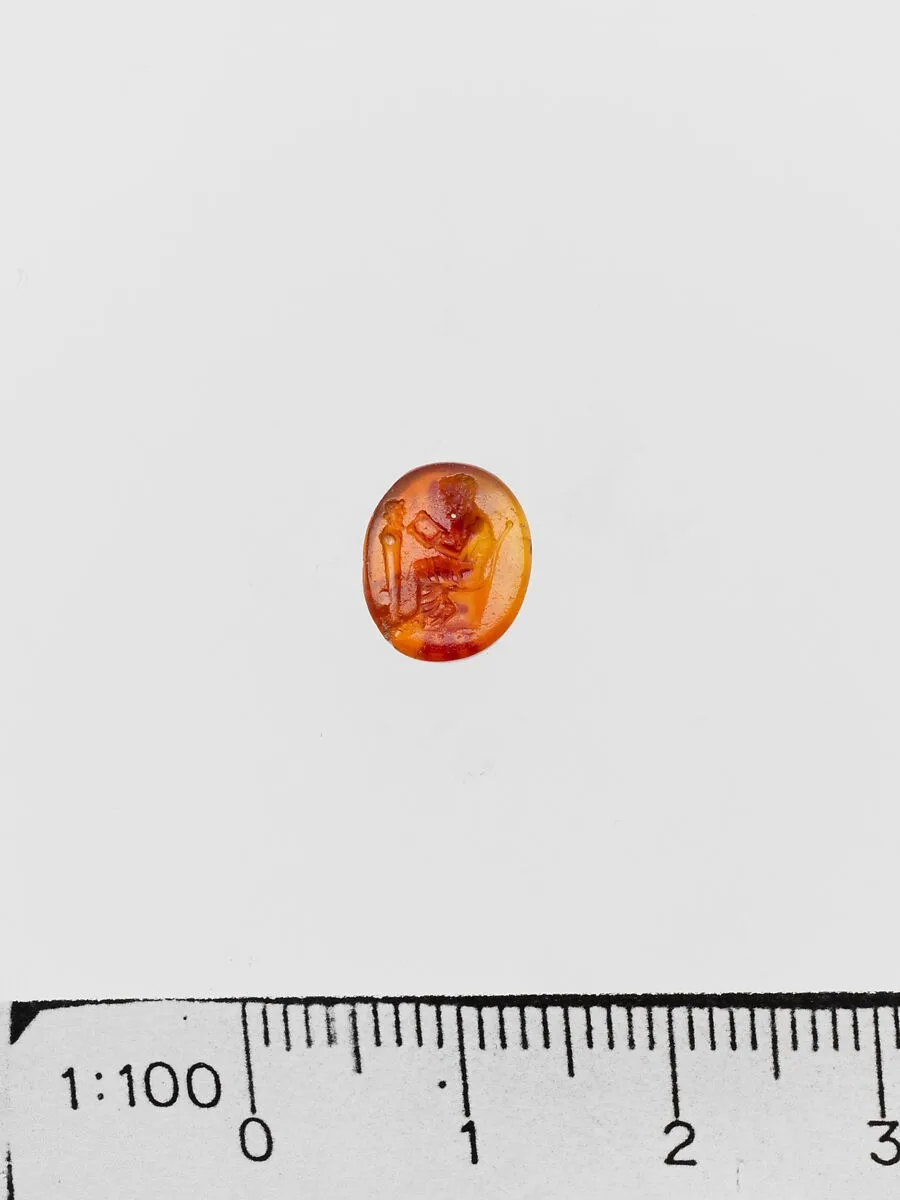 Carnelian ring stone — Unknown
