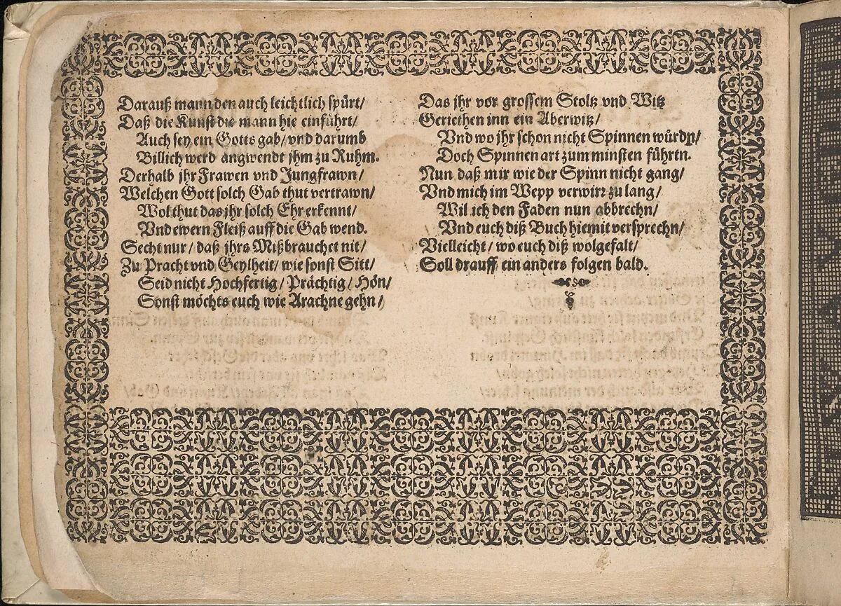 Dedication page of Neu künstlich Modelbuch (page 2v) — Bernhard Jobin