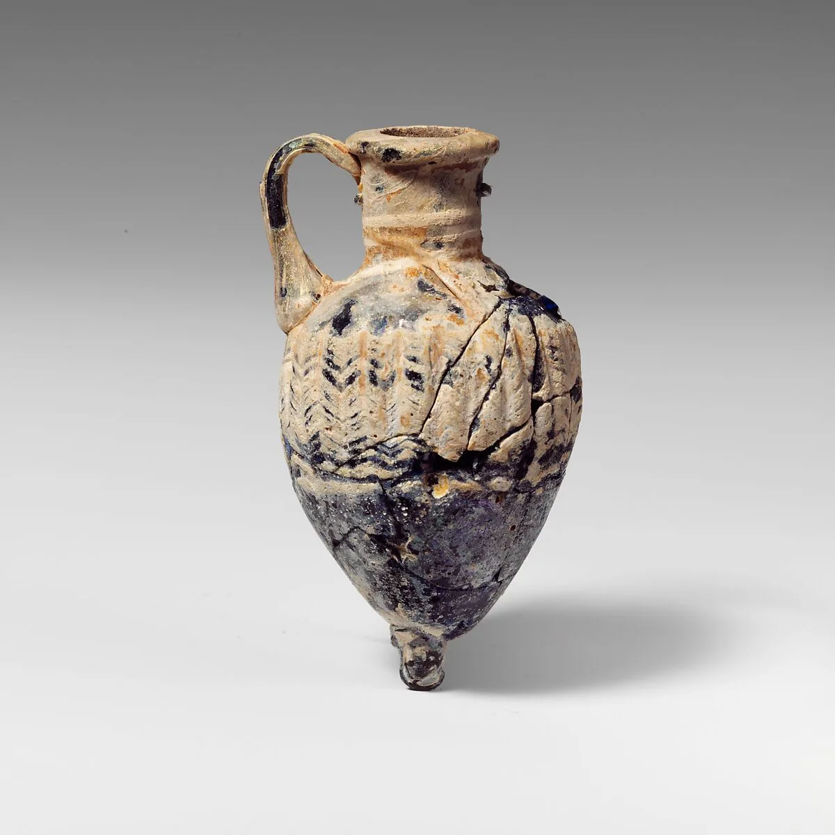 Glass amphoriskos (perfume bottle) — Unknown