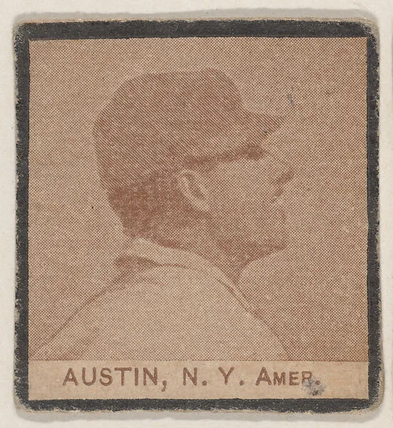 Austin, N. Y. Amer. from the Jay S. Meyer Base Ball Snap Shots candy series (W555) — Jay S. Meyer Confectioners, Philadelphia