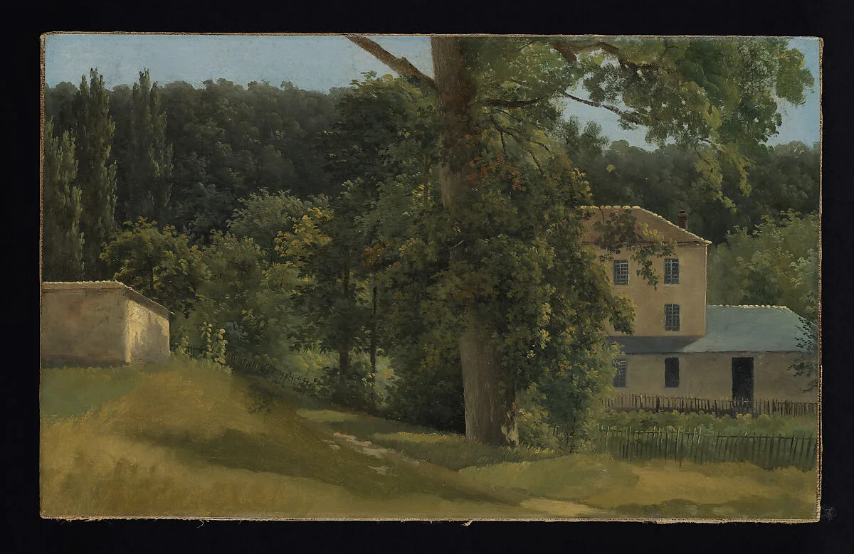 View of a Farm in the Île-de-France — Joseph Bidauld