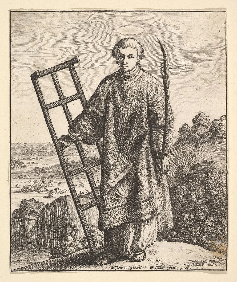 St. Lawrence — Adam Elsheimer|Wenceslaus Hollar