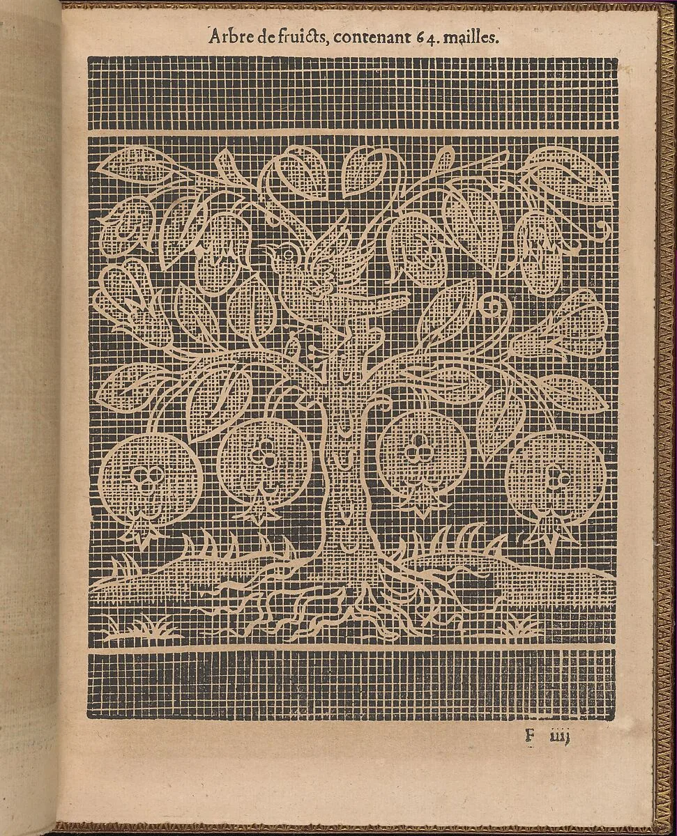 La Pratique de l'Aiguille, page 23 (recto) — Matthias Mignerak|Pierre Firens|Marie de Medici|Jean Le Clerc