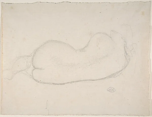 Reclining Nude, Back View — Aristide Maillol