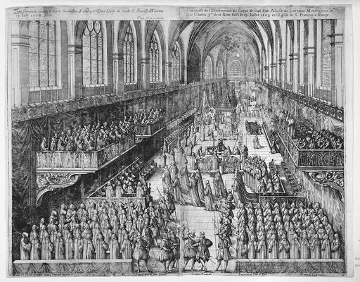 Part I: Carolo III. Lotharingiae et Barri Duci. . .Dix grande Tables, contenantes les pourtaictz des pompe funebres