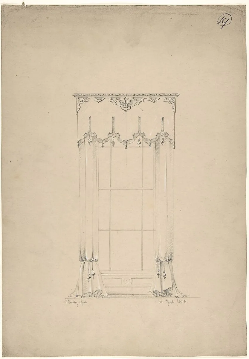 Design for Curtains — Charles Hindley and Sons