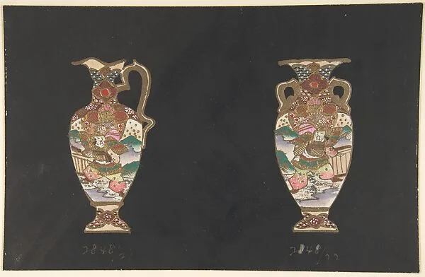 European porcelain designs in Japanese style — Unknown