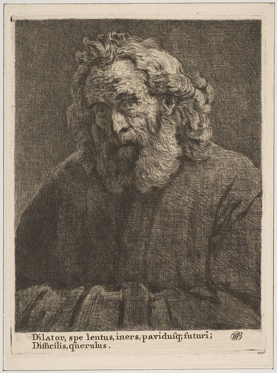 Old Man with a Long Beard — Captain William E. Baillie|Rembrandt (Rembrandt van Rijn)