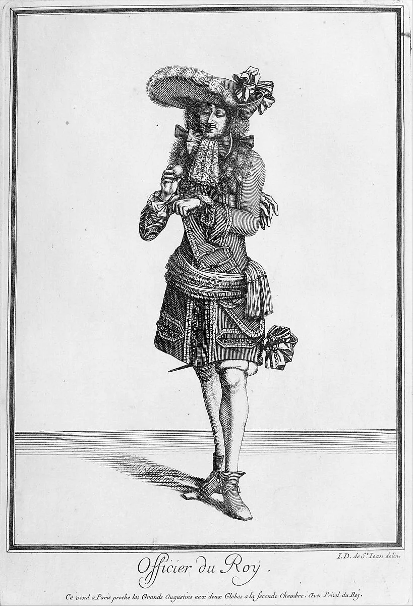 Collection of 146 plates of Costume — Jean Le Pautre|Jean Berain|Gerard Valck|Antoine Trouvain|Jean Mariette|Jean Dieu de Saint-Jean