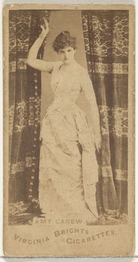 Amy Carew, from the Actors and Actresses series (N45, Type 1) for Virginia Brights Cigarettes